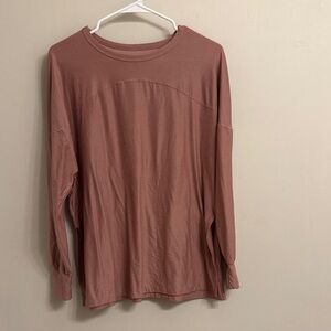 Old Navy Long Sleeve Tee in Dusty Rose